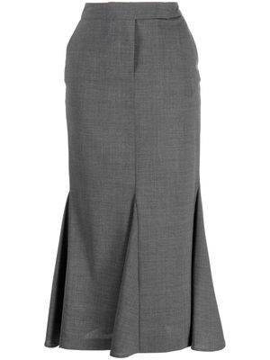 Vivetta flared-hem pencil skirt - Grey