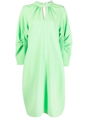 Vivetta keyhole stretch-jersey dress - Green