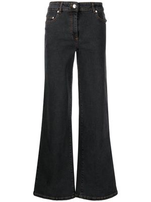 Vivetta mid-rise wide-leg jeans - Grey