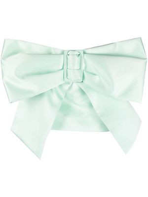 Vivetta oversize bow mini skirt - Green