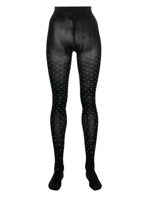 Vivetta Swarovski crystal-embellished tights - Black