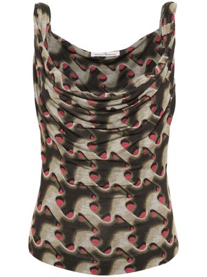 Vivienne Westwood Anna abstract-print tank top - Green