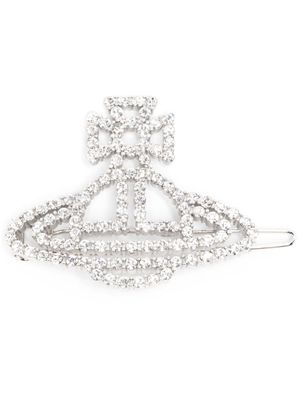Vivienne Westwood Annalisa crystal-embellished hair clip - Silver
