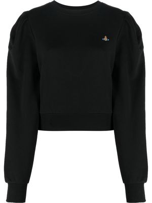 Vivienne Westwood Aramis embroidered logo sweatshirt - Black