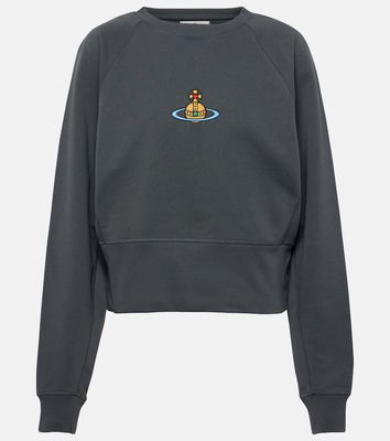 Vivienne Westwood Athletic cropped cotton jersey sweatshirt
