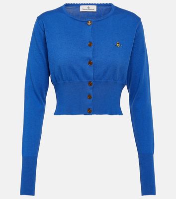 Vivienne Westwood Bea cropped cotton-blend cardigan