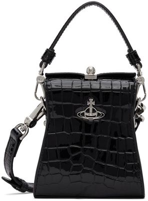 Vivienne Westwood Black Small Kelly Bag