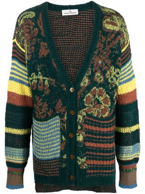 Vivienne Westwood Blurry crochet-knit cardigan - Green