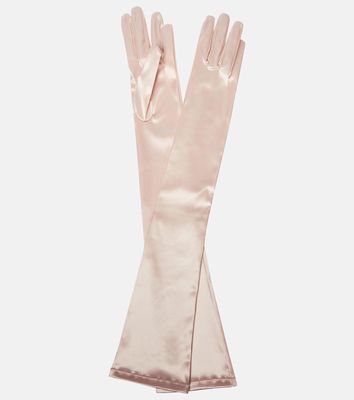 Vivienne Westwood Bridal satin opera gloves