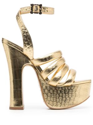 Vivienne Westwood Britney open-toe platform sandals - Gold