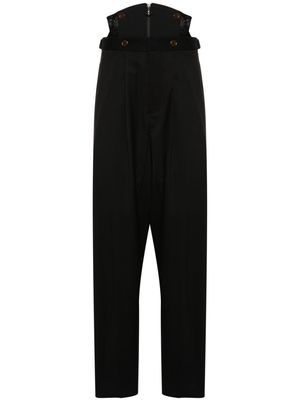 Vivienne Westwood corset-detail trousers - Black