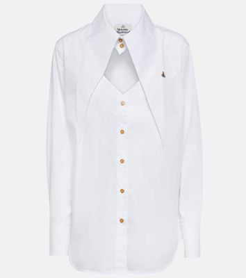 Vivienne Westwood Cut-out cotton shirt