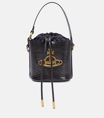 Vivienne Westwood Daisy Small leather bucket bag