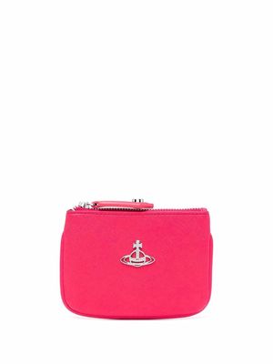 Vivienne Westwood Derby faux-leather purse - Pink