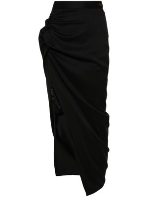 Vivienne Westwood draped-detail skirt - Black