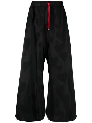 Vivienne Westwood drawstring-waist wide-leg trousers - Black