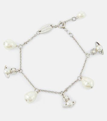 Vivienne Westwood Emiliana charm bracelet with pearls