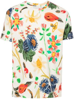 Vivienne Westwood Folklore-print cotton T-shirt - Neutrals