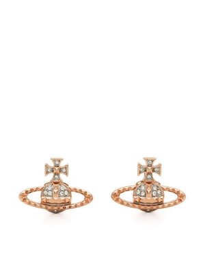 Vivienne Westwood gem-embellished Orb earrings - Pink