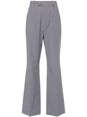Vivienne Westwood gingham-pattern flared trousers - Grey