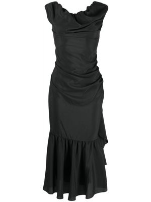 Vivienne Westwood Ginnie frill midi dress - Black