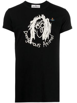 Vivienne Westwood graphic-print cotton T-shirt - Black