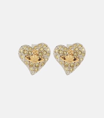 Vivienne Westwood Heart embellished earrings