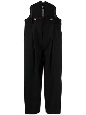 Vivienne Westwood high-waisted cropped trousers - Black