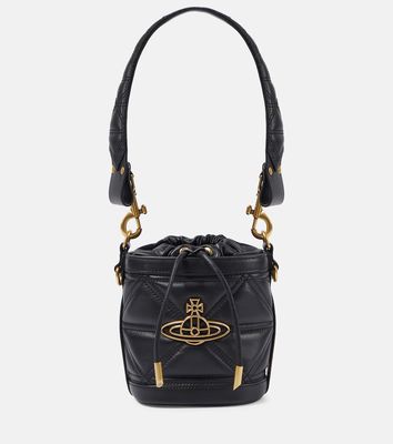 Vivienne Westwood Kitty Small leather bucket bag