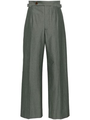 Vivienne Westwood Lauren high-waist wide-leg trousers - Green