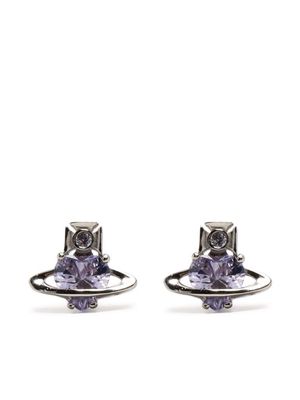 Vivienne Westwood Leonor Orb-detail earrings - Silver