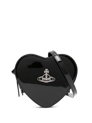 Vivienne Westwood Louise Heart leather bag - Black