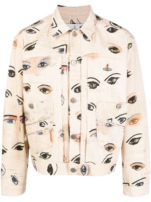 Vivienne Westwood Marlene organic cotton denim jacket - Multicolour