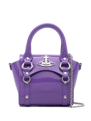 Vivienne Westwood mini Betty tote bag - Purple