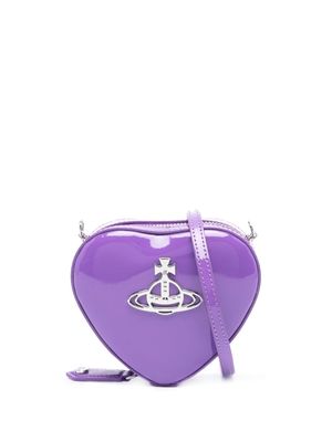 Vivienne Westwood mini Heart cross body bag - Purple