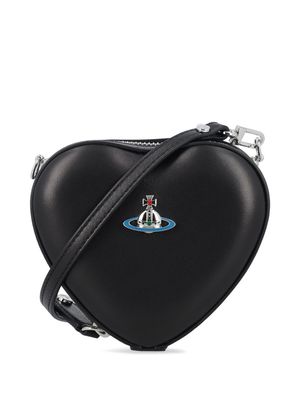 Vivienne Westwood mini heart crossbody bag - Black