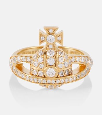 Vivienne Westwood Mini Orb crystal-embellished ring