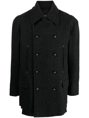 Vivienne Westwood Orb-button double-breasted peacoat - Grey