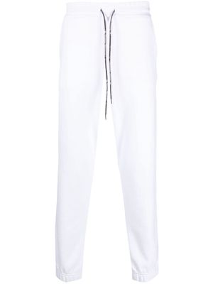Vivienne Westwood Orb-embroidered cotton track pants - White