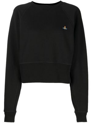 Vivienne Westwood Orb embroidered-logo sweatshirt - Black