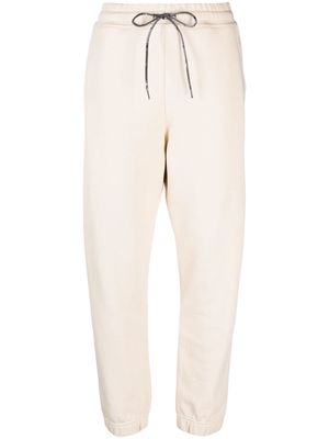 Vivienne Westwood Orb logo-embroidered cotton track pants - Neutrals