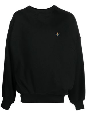 Vivienne Westwood Orb logo-embroidered jumper - Black