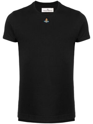 Vivienne Westwood Orb logo-embroidered T-shirt - Black