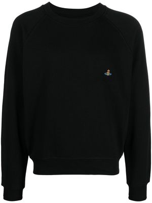 Vivienne Westwood Orb-logo long-sleeve sweatshirt - Black