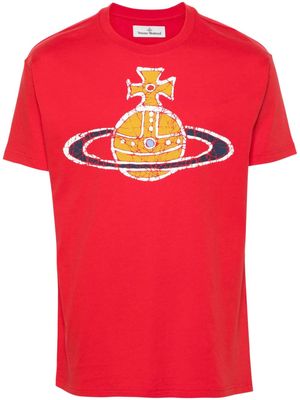 Vivienne Westwood Orb logo-print cotton T-shirt - Red