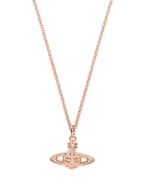 Vivienne Westwood Orb-pendant crystal-embellished necklace - Pink