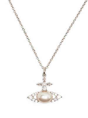 Vivienne Westwood Orb-pendant pearl-detail necklace - Silver