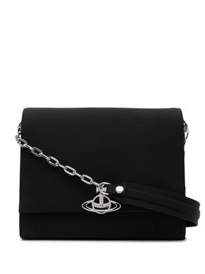 Vivienne Westwood Orb-plaque crossbody bag - Black