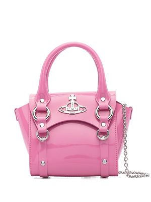 Vivienne Westwood Orb-plaque top-handle tote - Pink