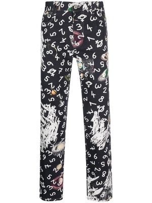 Vivienne Westwood Planets and Numbers print trousers - Blue